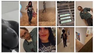 ASMRING Through The ART AKA FART MUSEUM AND FARTING ON THE ART