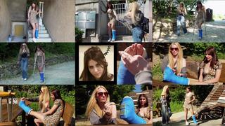 Amber SLWC Crutching Struggles and Foot play