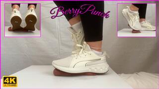 Puma Sneakers Cock Trampling - Cock Crush - Cockbox - Shoejob - Stomping - CBT - Foot Fetish - 4K