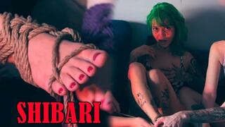 Trio de Deusas amarram seus pés com corda