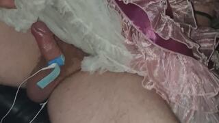 electro punishment whilst tied in the wheelchair for sissy ruby