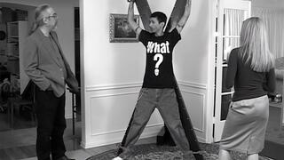 Punk Steven Finds Himself Tied To An X-Cross In The Office Of Counselor Cindy Shubert!