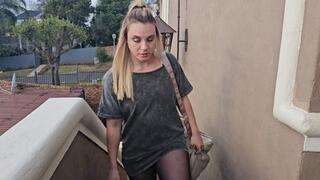 Stepmom Catches Stepson Watching her in Motel Room – Fucks Him to Anal Creampie