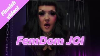 POV: Jäit kiinni runkkaamisesta! (Finnish FemDom JOI-video)