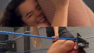 Blondes humiliate giantess with ass