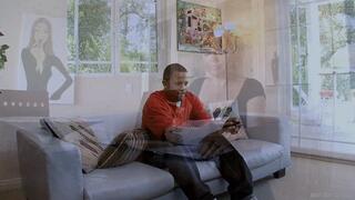 THIS SLUTY ANAL COUGAR LOVES YOUNG BLACK TENANT