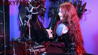 Latex Double Fisting 4K ft Mistress Lunatika @mazmorbidfetish #fisting