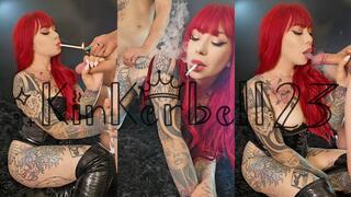 He couldn't control himself! Chainsmoking BJ and sex tape, lots of soft kisses as I smoke 120s - kinkerbell23