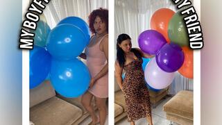 My boyfriend gives balloons to my friend
