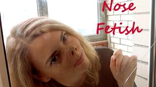 My cute nose and the window