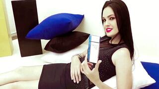 Smoking Girls From Brazil Model Paula Virginia Slims 120's Video 0014