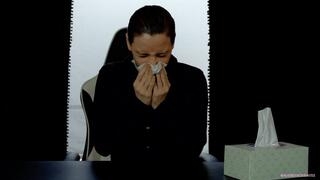 Blowing Congested Nose And Trying To Keep It Together