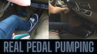 Real Chugging Cold Start 1974 Plymouth Scamp Girl in Worn Vans