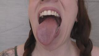 Glasses & Gape: 11-min Dental Speculum-Stretched Drool Session