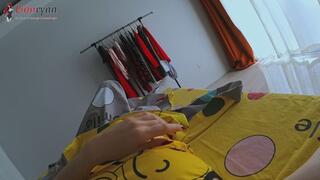 1 hour 40 minutes FPOV clothing try-on video from Lionrynn