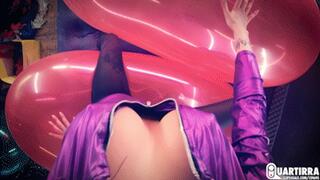 Q1049 Naughty riding and popping three RX Blimps POV - 1080p