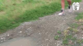 Strawberries in clear Gum Boots