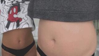 We showing sexy belly for you Jd