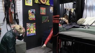 whipping role play ride whipps bamboo sticks and experience a long dragon tail whip prt 1 of 2