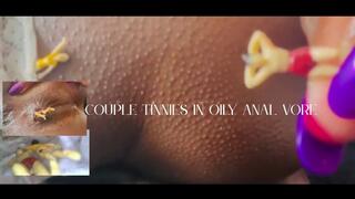 Tiny Couple Stuffed In Oily Anal Vore - Unaware Giantess Ass Smothering