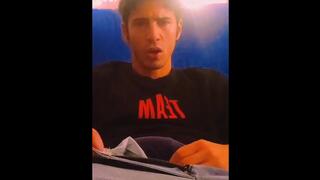 I Masturbate My Big Cock With 2 Hands And Cum Too Much