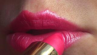 Pearly Pink Lipstick Lips (mkv)