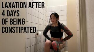 Laxation After 4 Days of Constipation