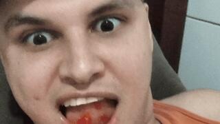 Giant Eats Gummy Village With His Feet And Hands