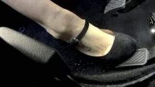 Becky Speeds HARD in Mary Jane Heels