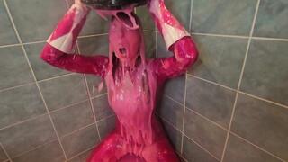 Pink Power Ranger's Messy Gunging