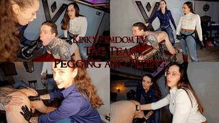 Tag Team Pegging and Anal Fisting in Jeans @mazmorbidfetish