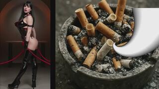 AI Goddess Christina human ashtray affirmation
