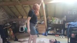 My first trample while pregnant! -Emma-