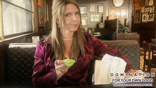 Your wife diaper disciplines you at the restaurant - WMV 720p