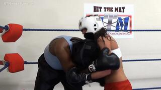 Hotstuff Hollie Mixed Sparring vs Darrius Remastered (WMV)