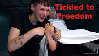 Tickled to Freedom - Smokin Rose And Antickl Tickling Interrogation By Tickling Male Feet