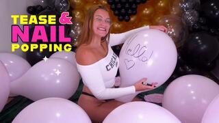 Melanie Balloon Art and Pop Challenge