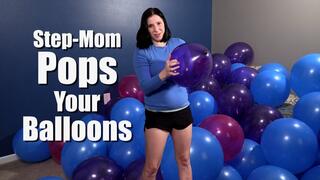 Step-Mom Pops Your Balloons - Every Pop Is a Punishment for Disobedience - Kylie Jacobs - MP4 1080p HD