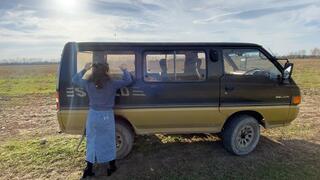 she found the car in a field