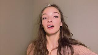 Golden Shower JOI Pussy eating punishment - Shower Scene