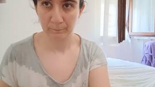 Blocked nose, I try to clear it and blow hard!