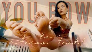 YOU BOW TO ASIAN FEET