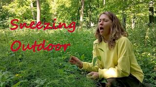 Outdoor sneezing