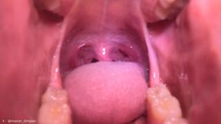 Giant vores a tiny human on his bed - Vore, Burping, Mouth, and Belly Video