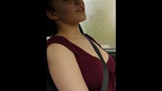 Hot Driver Can't Stop Fingering