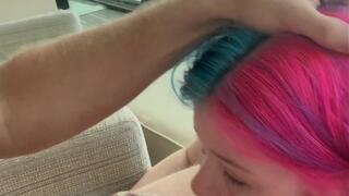 Hotel Valentines sloppy deepthroat face fuck