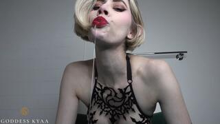 Spit & Pits - Custom Video for "lolly" Armpit Humiliation + Messy Spitting - 4K MP4