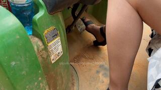 I BLEW THE GATOR UP! and backhoe COMBO!