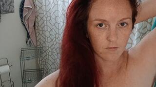 Brushing My Long Red Hair