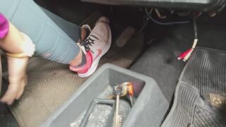 testing the Fiat to go to the gym